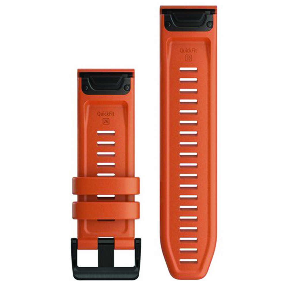 GARMIN Watch Bands QuickFit 26mm Ember Orange Silicone 6X 010-12864-01