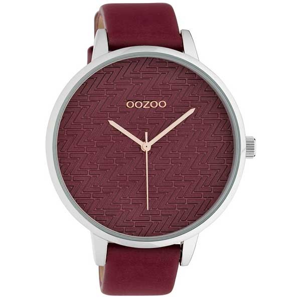 OOZOO Timepieces C10408 Bordeaux Leather Strap