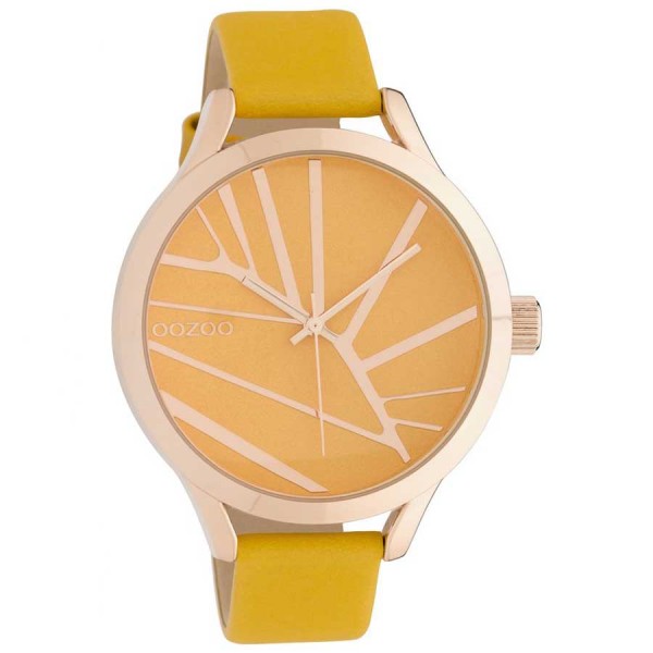 OOZOO Timepieces C10465 Yellow Leather Strap