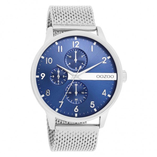 OOZOO Timepieces C11300 Silver Metallic Bracelet