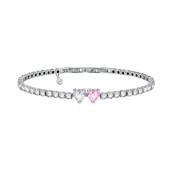 CHIARA FERRAGNI Bracelet Diamond Heart Crystals | Silver Metal J19AUV12