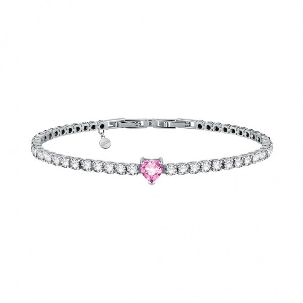 CHIARA FERRAGNI Bracelet Diamond Heart Crystals | Silver Metal J19AUV13