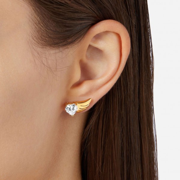 CHIARA FERRAGNI Earring Cupido Crystals | Gold Metal J19AVH07