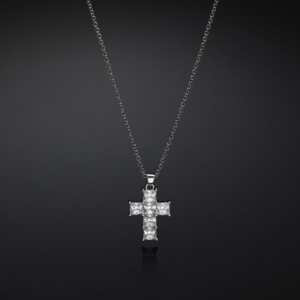 CHIARA FERRAGNI Cross Classic Crystals | Silver Metal J19AWC19