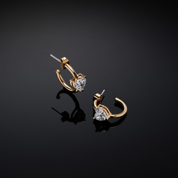 CHIARA FERRAGNI Earring First Love Crystals | Gold Metal J19AWJ09