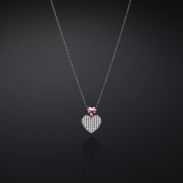 CHIARA FERRAGNI Necklace Silver Collection Crystals | Silver 925° Plated J19AXD12
