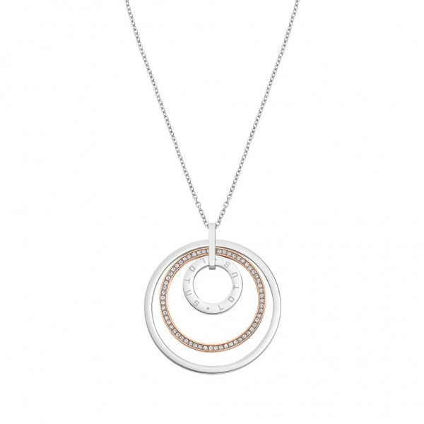 LOTUS Style Necklace Crystals | Two Tone Stainless Steel LS2090-1/2