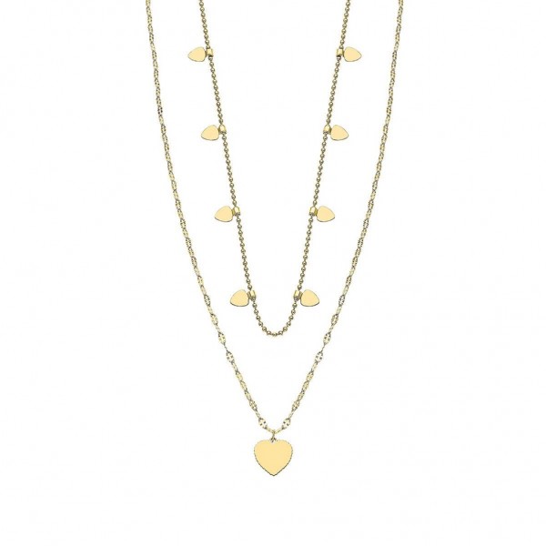 LOTUS Style Necklace | Gold Stainless Steel LS2236-1/2