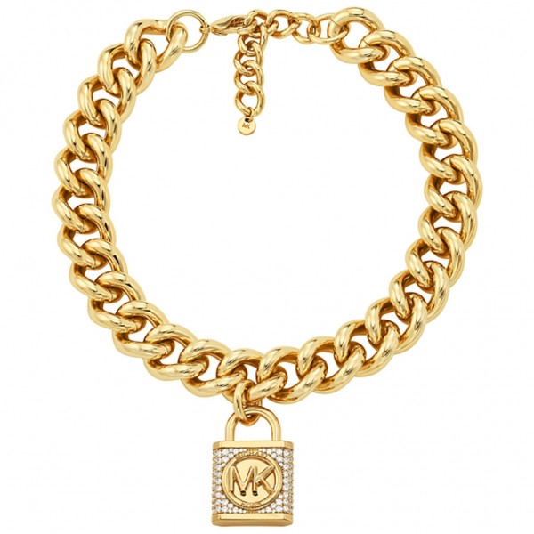 MICHAEL KORS Necklace Premium Zircons | Gold Plated 14K MKJ8059710