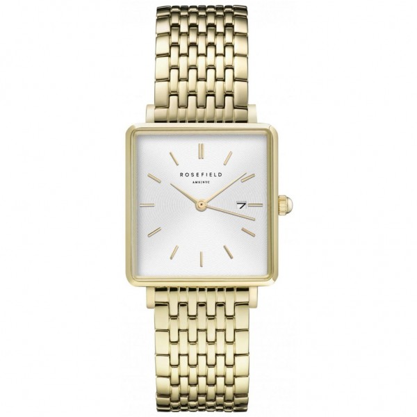 ROSEFIELD The Boxy QWSG-Q09 Gold Stainless Steel Bracelet