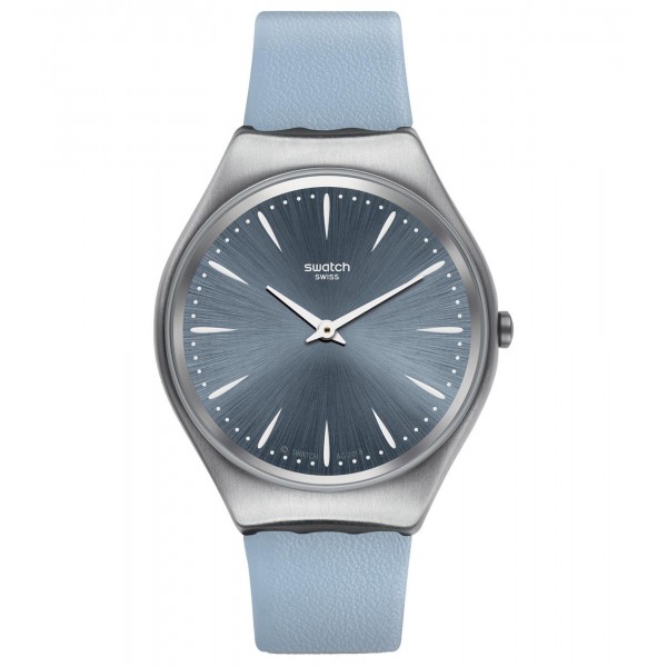 SWATCH Skindream SYXS118 Light Blue Leather Strap